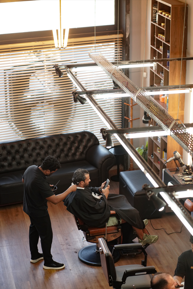 Ambiente interno Plaza Barbearia